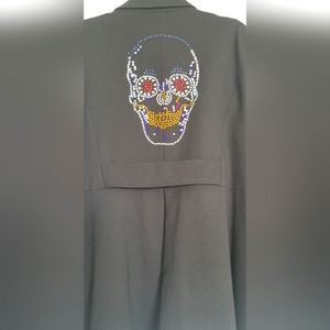 Black Sheryl Crow skull jacket